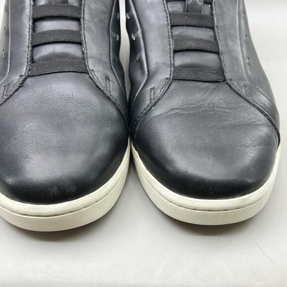 Kizik New York Hands Free Slip On Shoes Men Size 11.5 Wide Black Leather Sneaker main image 9